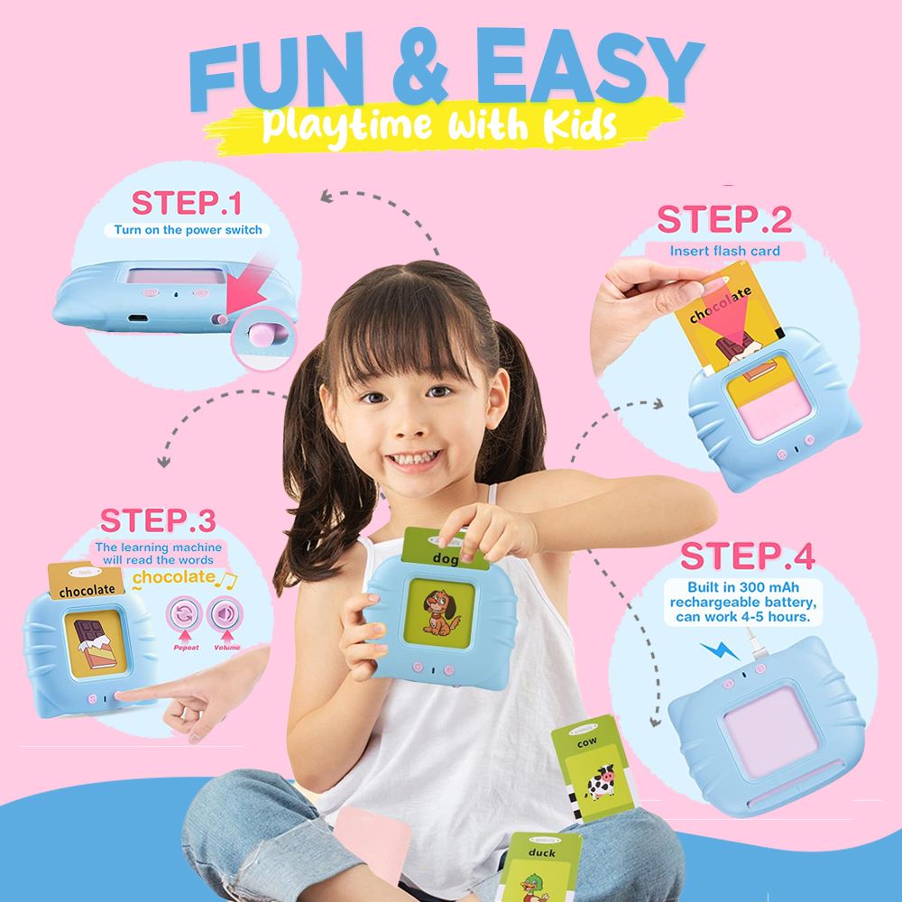 Early Educational Device + Flashcards (224 CARDS) — Velzar
