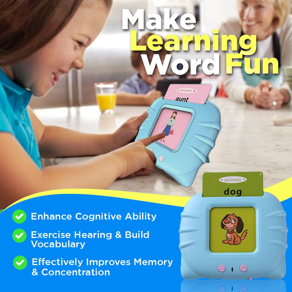Early Educational Device + Flashcards (224 CARDS) — Velzar